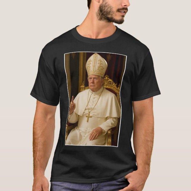 Vatikanen Christian A New Pope Funny T Shirt (Framsida)