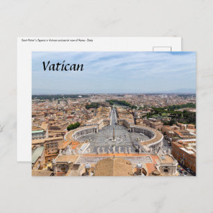 Vatikanen, Italien: S:t Peters fyrkantsflyg Vykort