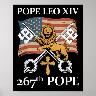 Vatikanen Leo Xiv - den 267:e påven Poster