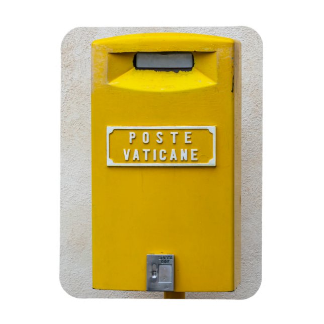 Vatikanens postbox-vy för kylskåp magnet (Vertikal)