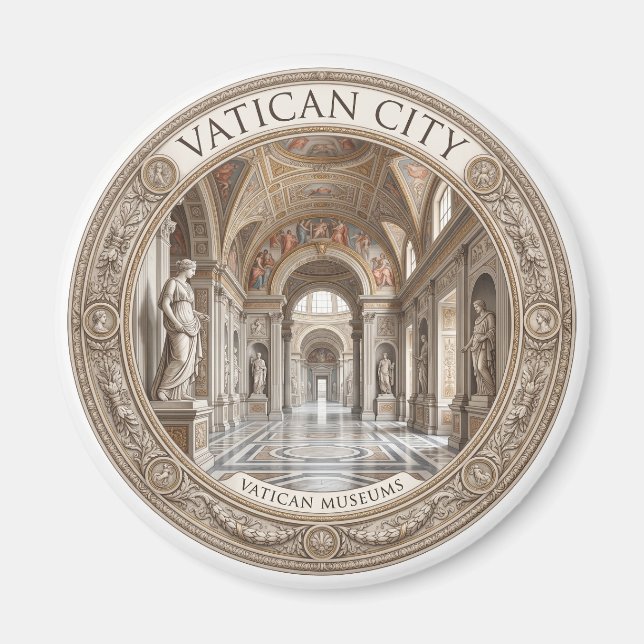 Vatikanmuseerna Magnet (Framsidan)