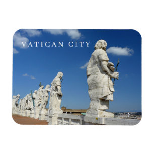 Vatikanstadens basilika statyer visa kylmagnet magnet