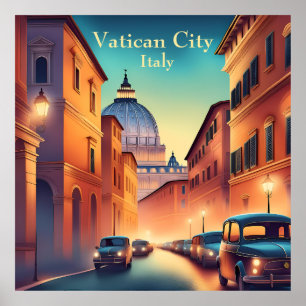 Vatikanstadens Italien Poster