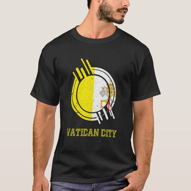 Vatikanstaten Är Mitt Land T Shirt (Framsida)