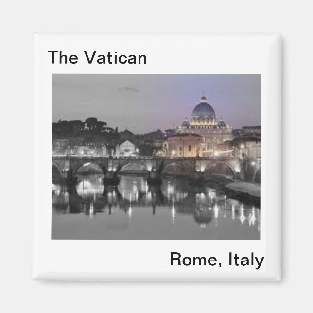 Vatikanstaten Rome. Italien Magnet (Framsidan)