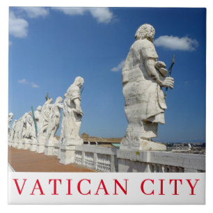 Vatikanstaten St.Peter's Basilica statypanel Kakelplatta