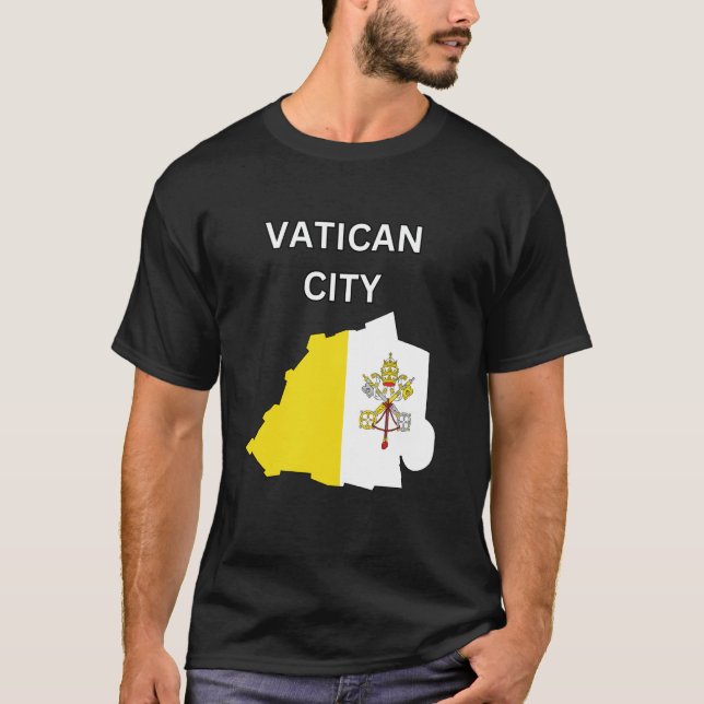 Vatikanstatens design t shirt (Framsida)