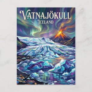 Vatnajökulls nationalpark Island Vykort