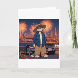Vato Lobo på 4 juli Helgkort