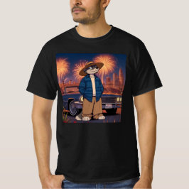 Vato Lobo På 4 juli T Shirt