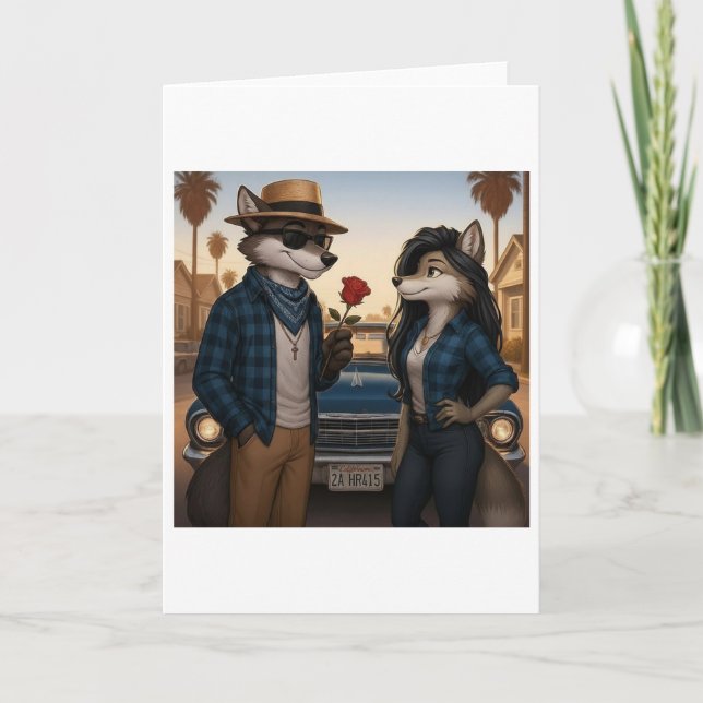Vato Lobo "Valentiner" Helgkort (Framsida)