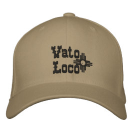 Vato Loco Zia Sol Baseball Cap Manar Hat Broderad Keps