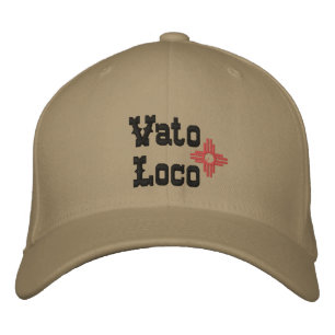 Vato Loco Zia Sol Baseball Cap Manarna Hat NAMN Broderad Keps