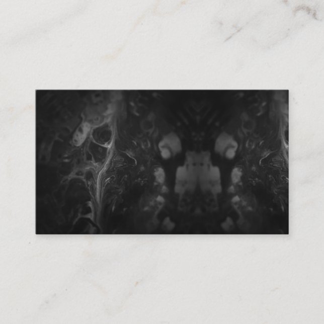 Vätska för den Halloween häller abstrakt Visitkort (Framsida)