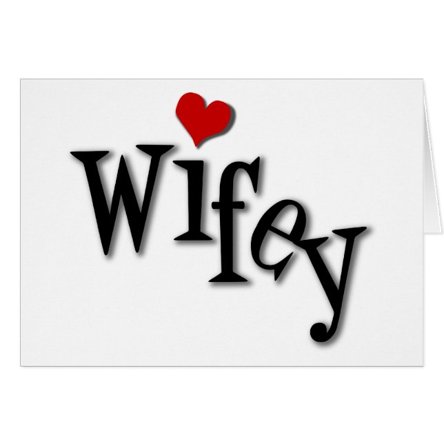 Vätska med Funky Red Heart Hälsningskort (Framsidan Horizontal)