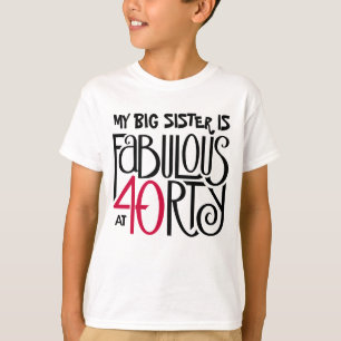 Vätska vid 40 röda tee shirt
