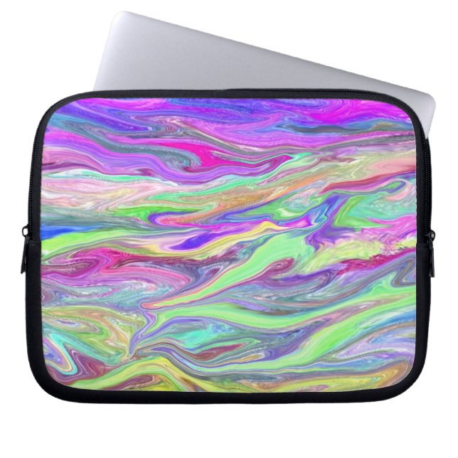 Vätskefärgelektronik hänger lös laptop sleeve (Framsidan)