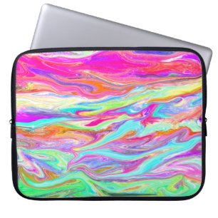 Vätskefärgneonlaptop sleeve