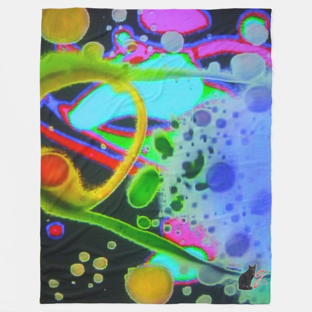 Vätskefläktens blanket fleecefilt (Framsidan)