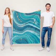 Vätskeflundra och Glitter Fleece Blanket