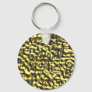 Vätskeguld- Keychain Nyckelring