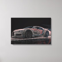 Vätskehastighet | Automobilkonst (24" x 16")