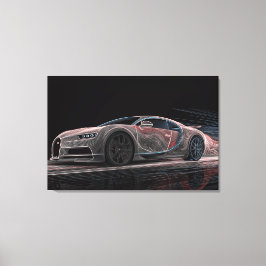 Vätskehastighet | Bilkonst (36" x 24") Canvastryck