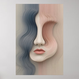 Vätskekod Poster Abstrakt Wall Art