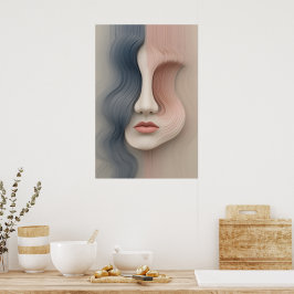 Vätskekod Poster Abstrakt Wall Art