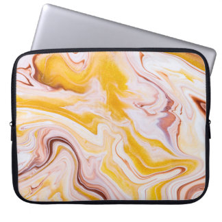 Vätskekonst: abstrakt struktur. laptop fodral