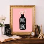 Vätskeråd, Vin Puns, LusnyPoster Poster<br><div class="desc">Känner du till någon underbar historia som började med sallad? Inte jag heller. Den här utskriften ger en gåva från fantastisk till vin älskare.</div>
