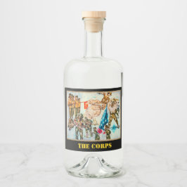 Vätskeretiketter Spritflaskor Etikett