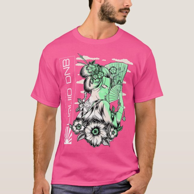 Vätskerumma och mässa-jungle Edm dnb-rave T Shirt (Framsida)