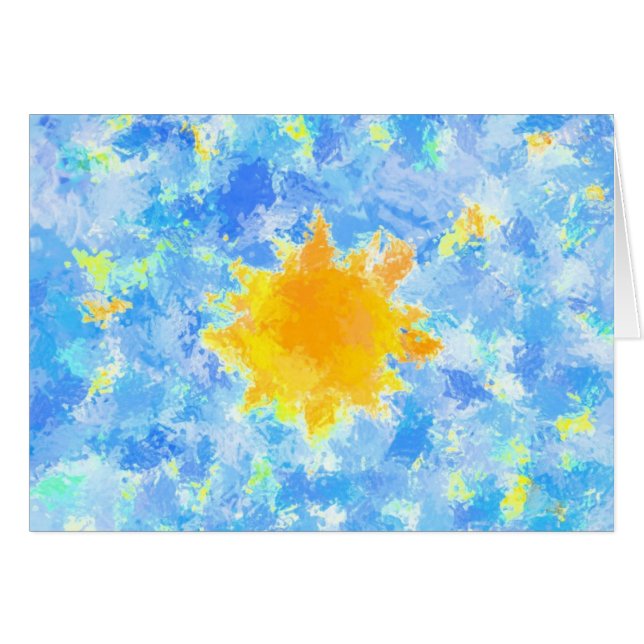 Vätskesol Hälsningskort (Framsidan Horizontal)