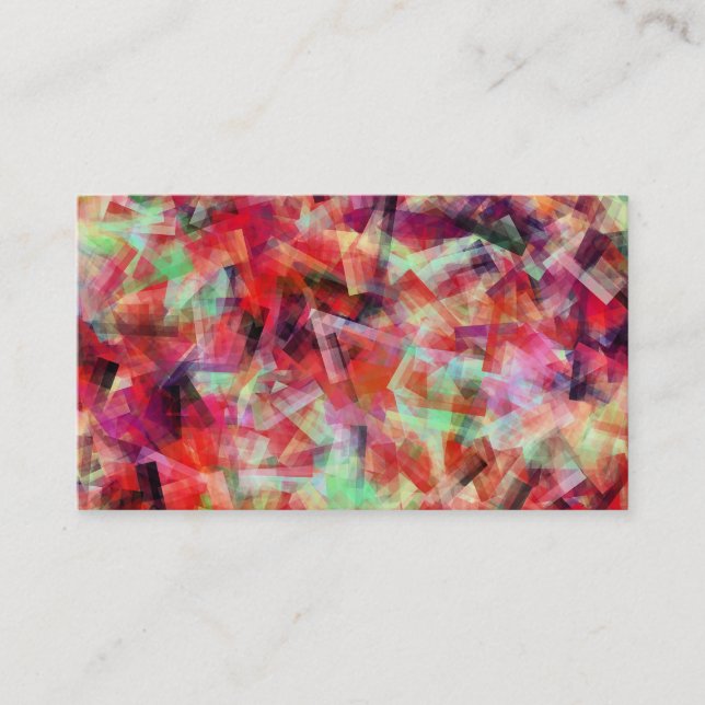 VATTEN ABSTRAKT 2 VISITKORT (Framsida)