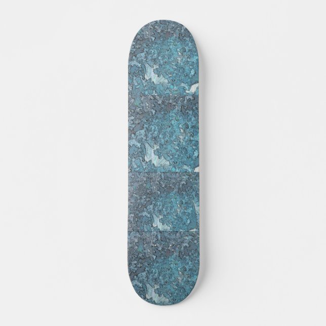 Vatten Abstrakt Skateboard Bräda 19,5 Cm (Framsida)