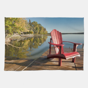 Vatten Adirondack Ordförande i Sjö Kökshandduk