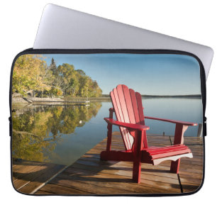 Vatten Adirondack Ordförande i Sjö Laptop Fodral