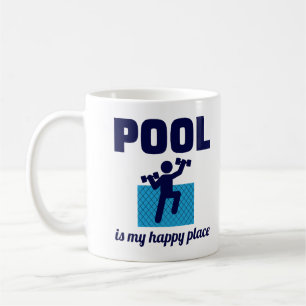 Vatten Aerobics Aquatic fitness Aqua Exercise Bass Kaffemugg