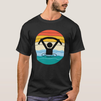 Vatten Aerobics Aquatic Fitness Aqua Exercise Work T Shirt
