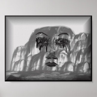 VATTEN ANSIKTE 33 POSTER