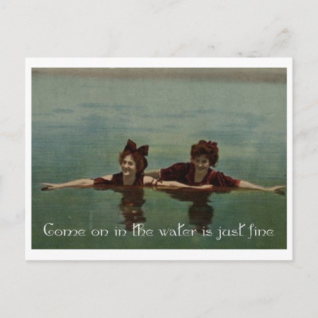 Vatten är bara Bra Vykort (Framsida)