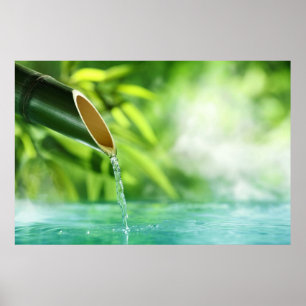 Vatten är ett mirakel i hela livet genom att älska poster