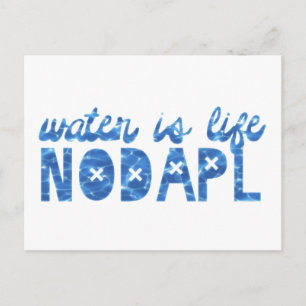Vatten är Life NODAPL Vykort