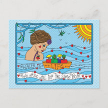 Vatten är Life_ vykort