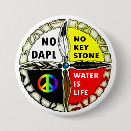 Vatten är liv - inga Pipelines knäppas Knapp