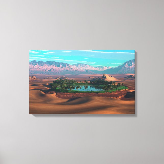 Vatten är livet canvastryck (Framsida)