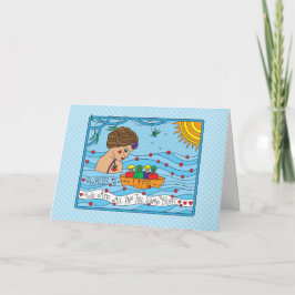 Vatten är livstid_hälsningskort kort