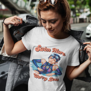 Vatten är min Lycklig-Ställe i vattenlevande redsk T Shirt