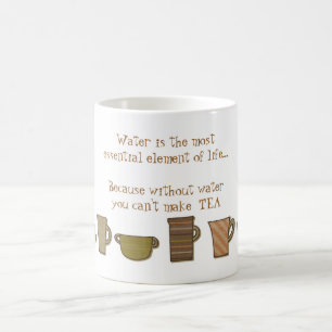 Vatten är viktigt eftersom det gör TEA Mugg